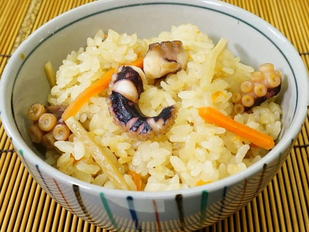 Amazon.co.jp: 海鮮炊き込みご飯の素 たこの炊込みご飯 2合用 195g